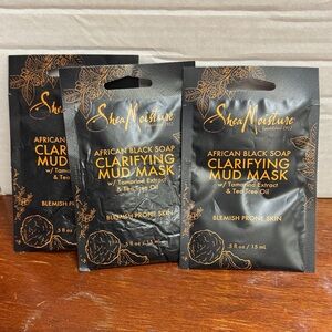 3 - SheaMoisture African Black Soap Clarifying Mud Mask 0.5oz